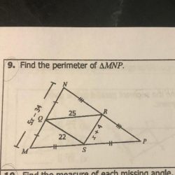 Find the perimeter of mnp