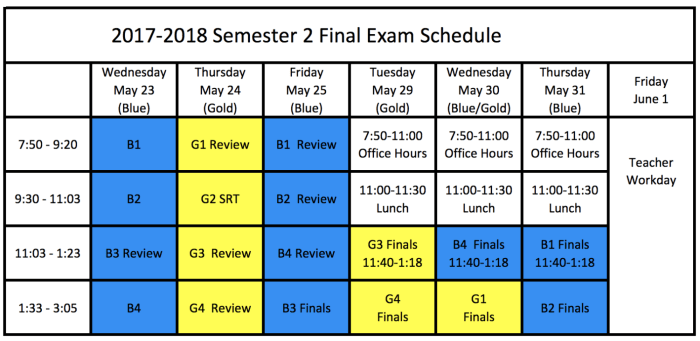 Fl poly final exam schedule